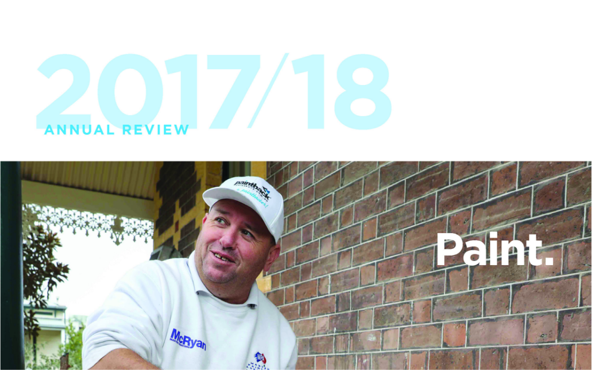 Annual review front cover