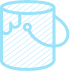 Icon of blue paintbucket